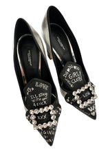 DOLCE&GABBANA METALLIC TOE PUMPS 39