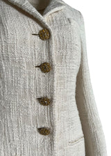 CHANEL TWEED JACKET 38