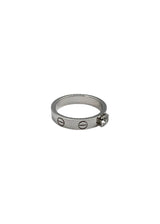 CARTIER LOVE SOLITARA BRILLIANT-CUT DIAMOND RING 48