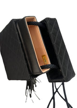 CHANEL VINTAGE SATIN PEARL BOX