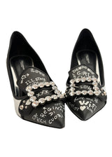 DOLCE&GABBANA METALLIC TOE PUMPS 39