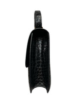 HERMES CONSTANCE 23 CROCODILE NOIR