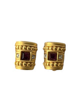 GIVENCHY VINTAGE WITH GRIPOIX EARRINGS