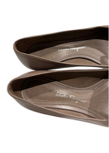 FERRAGAMO BOW LEATHER FLATS 38