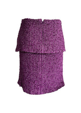 CHANEL PURPLE TWEED SET