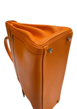HERMES KELLY LAKIS 35 ORANGE SWIFT