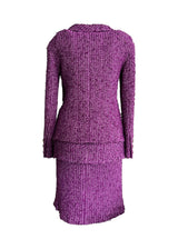 CHANEL PURPLE TWEED SET