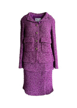 CHANEL PURPLE TWEED SET