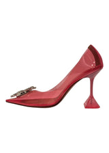 AMINA MUADDI BEGUM GLASS SLINGBACK PUMP 38