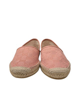 GUCCI PINK MONOGRAM ESPADRILLES 37