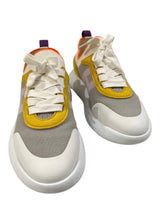 HERMES MULTICOLOR SUEDE SNEAKER 36