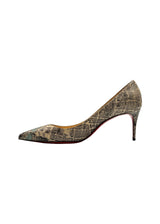 CHRISTIAN LOUBOUTIN PARIS MAP PUMPS 36
