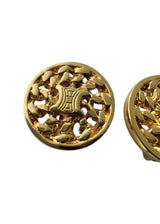 CELINE LOGO VINTAGE EARRINGS