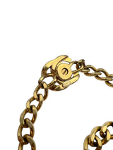 CHANEL VINTAGE CC CHAIN BRACELET