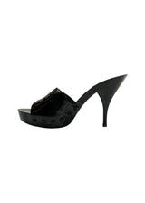MIU MIU PATENT SANDALS 38