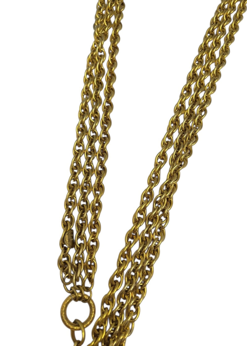 VINTAGE CHANEL NECKLACE WITH 3PENDANTS