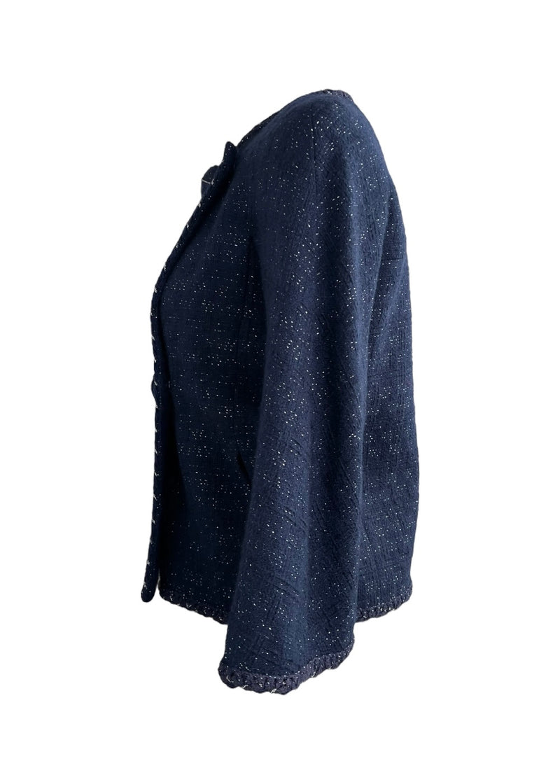 CHANEL TWEED JACKET 38