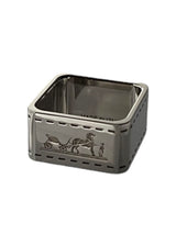 HERMES SILVER SCRAF RING