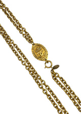 CHANEL VINTAGE CC MEDALLION CHAIN NECKLACK