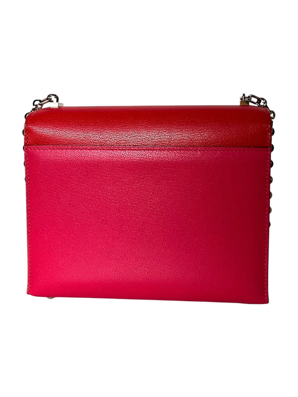 HERMES VERROU ROSE EXTREME ROUGE DE COEUR CHEVRE