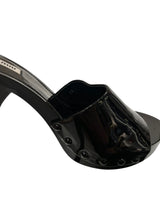 MIU MIU PATENT SANDALS 38