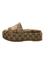GUCCI WOMEN'S PLATFORM SLIDE SANDALS 36