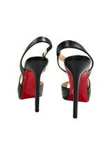 CHRISTIAN LOUBOUTIN VIVEKA LEATHER HEELS 36.5