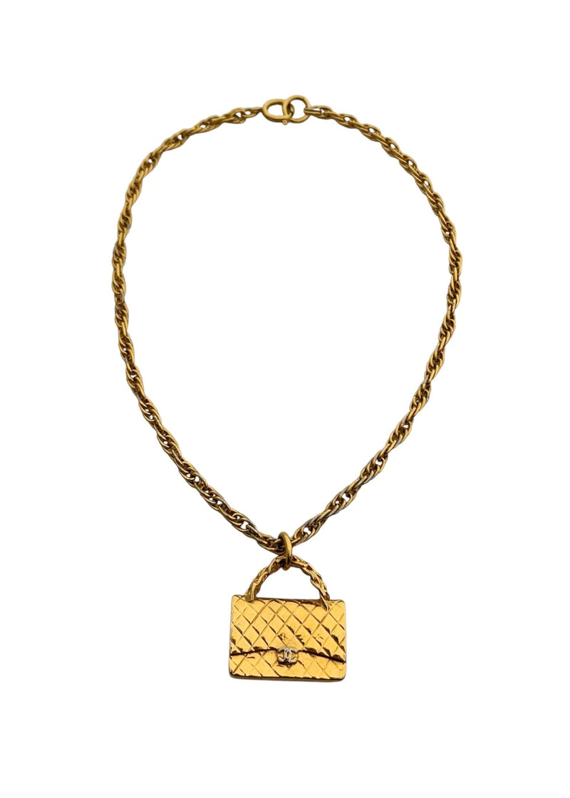 CHANEL CLASSIC FLAP VINTAGE NECKLACE
