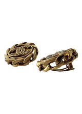 CHANEL COCO RHINESTONE VINTAGE EARRINGS