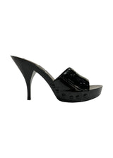 MIU MIU PATENT SANDALS 38