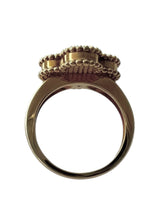 VAN CLEEF & ARPELS VINTAGE ALHAMRA 18K RING 48