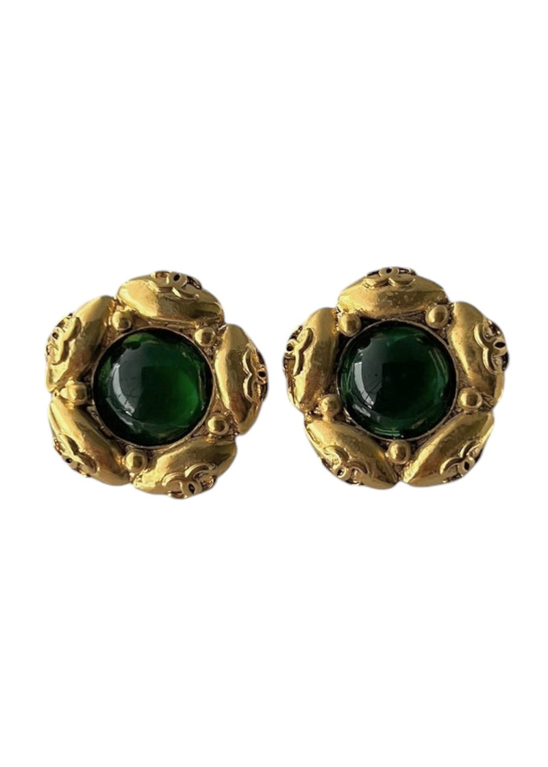 CHANEL GRIPOIX VINTAGE EARRINGS