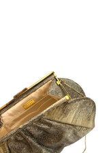 JUDITH LEIBER LIZARD EVENING BAG