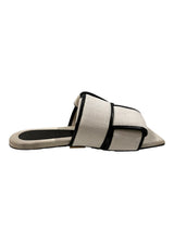 BOTTEGA VENETA PATCH SLIDE FLATS 37.5
