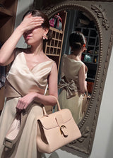 DELVAUX BRILLIANT MM LIGHT PINK