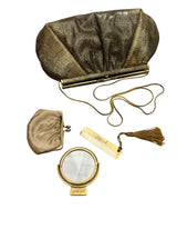 JUDITH LEIBER LIZARD EVENING BAG