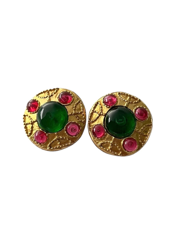 CHANEL GRIPOIX VINTAGE EARRINGS