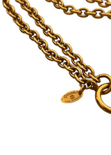 CHANEL VINTAGE CC MEDALLION NECKLACE
