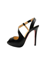 CHRISTIAN LOUBOUTIN VIVEKA LEATHER HEELS 36.5