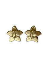 CHANEL GRIPOIX FLOWER EARRINGS