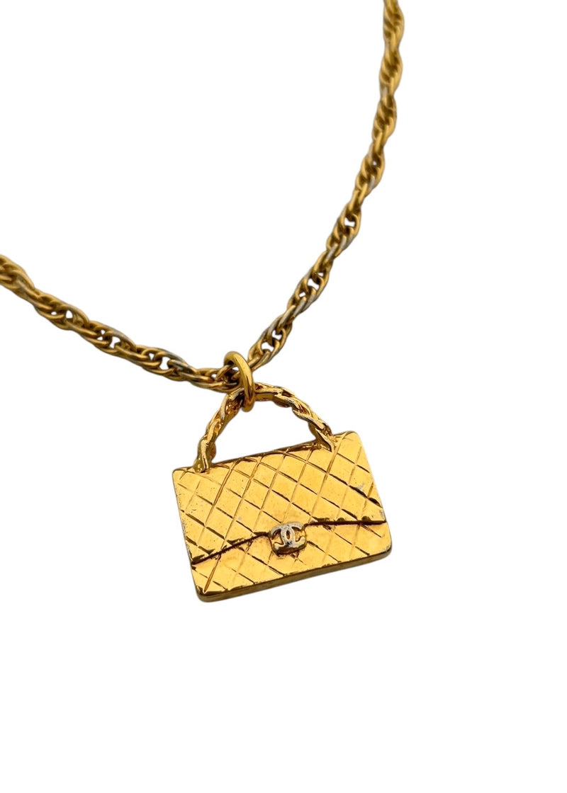CHANEL CLASSIC FLAP VINTAGE NECKLACE