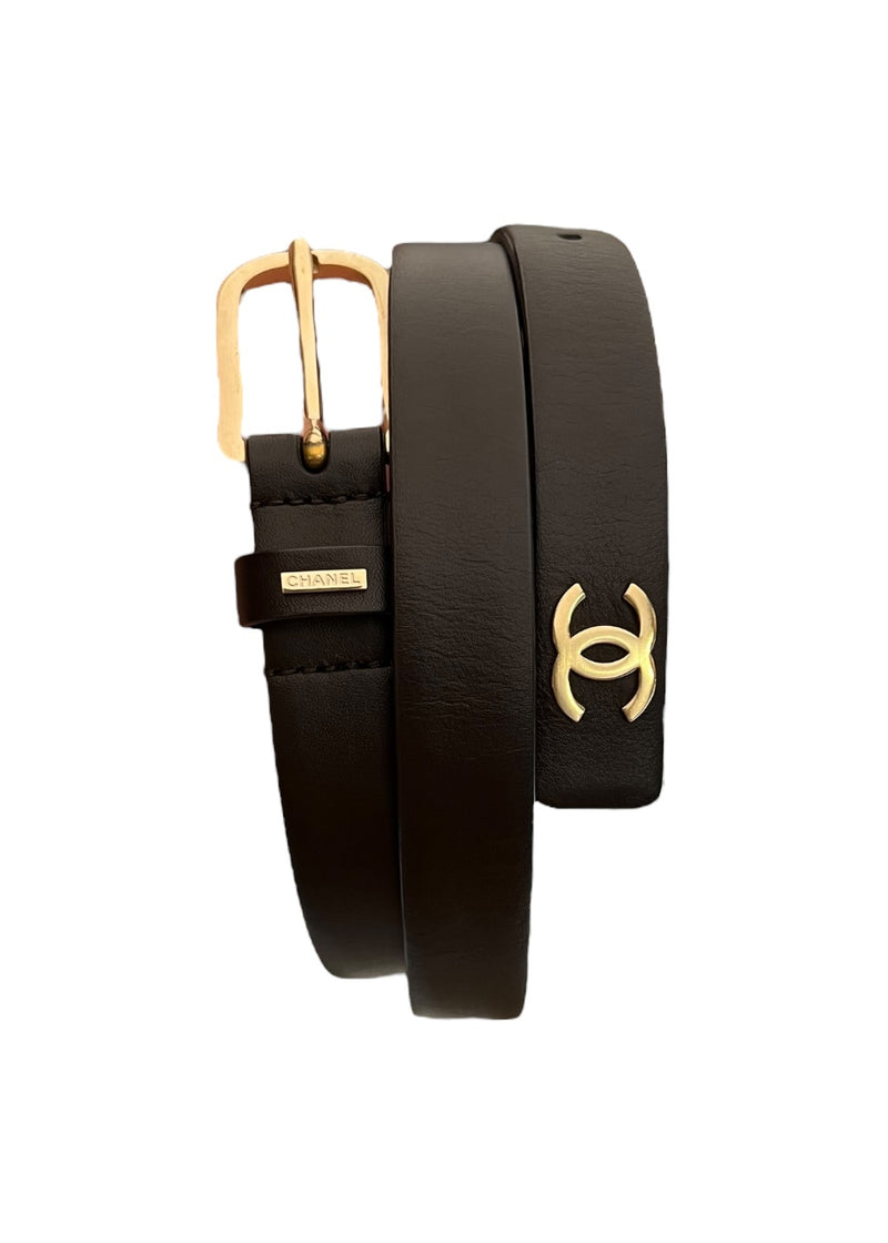 CHANEL LEATHER BELT