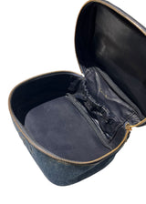 CHANEL VINTAGE DENIM VANITY BAG