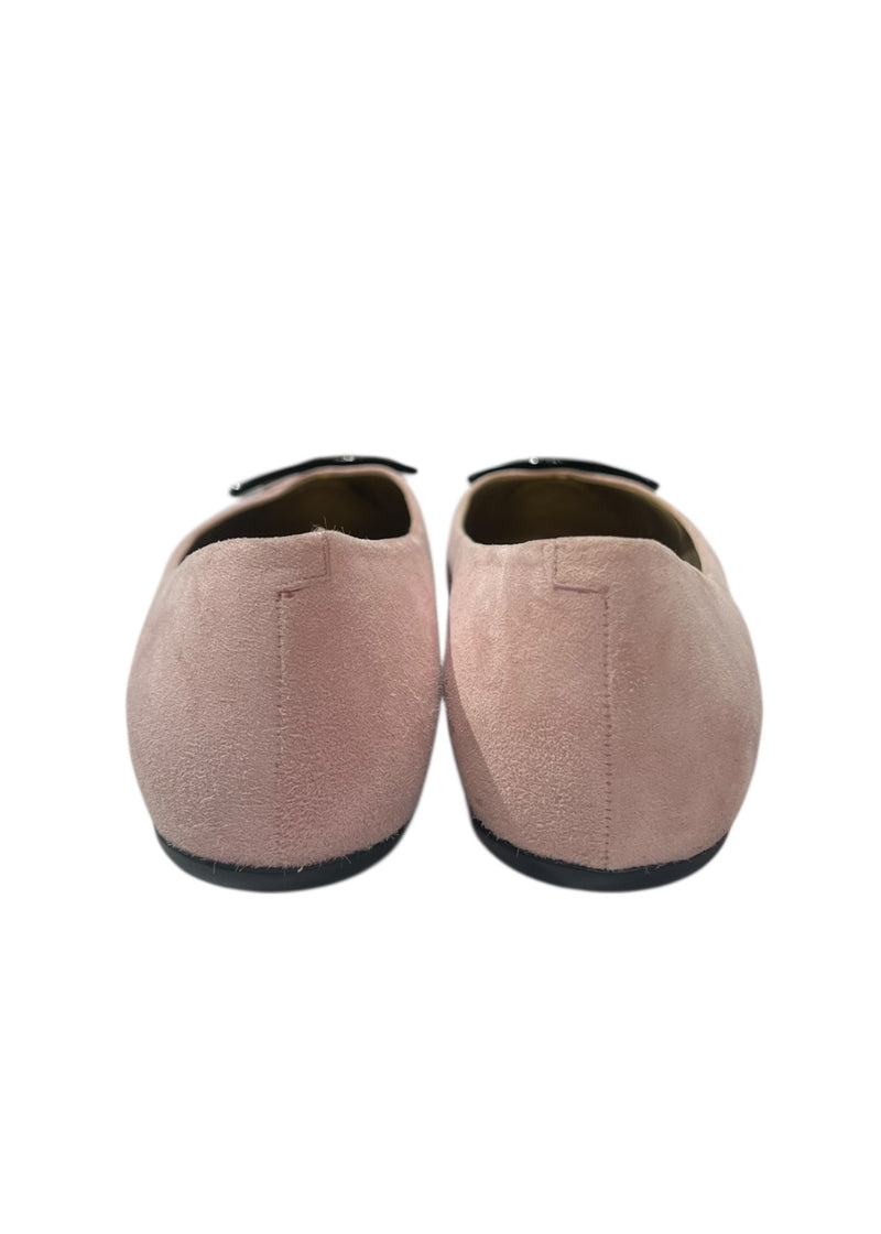 ROGER VIVIER SUEDE FLATS 37