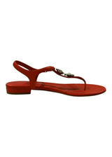 CHANEL RED SANDALS 36