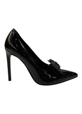 SAINT LAURENT PATENT LEATHER BOW PUMP 39