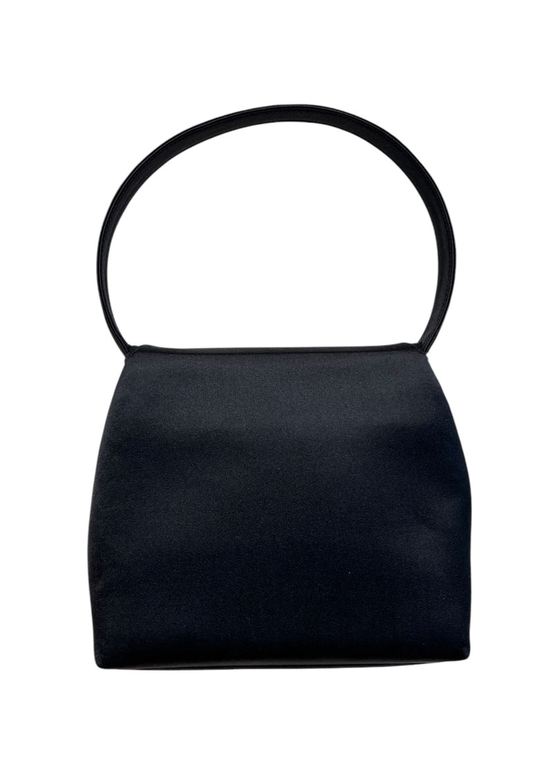 CHANEL SILK CAMELLIA HANDBAG