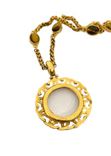 CHANEL MAGNIFYING GLASS VINTAGE NECKLACE