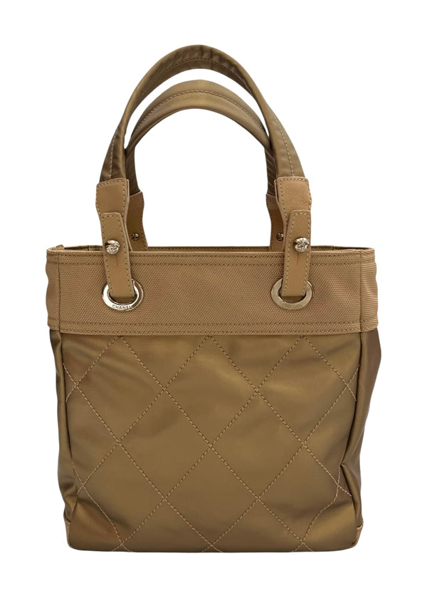 CHANEL BIARRITZ GOLD TOTE BAG