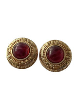 CHRISTIAN DIOR VINTAGE GRIPOIX EARRINGS